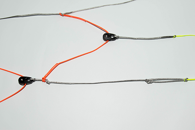 Dyneema bridle lines